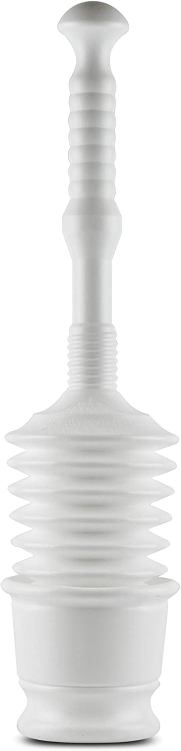 Master Plunger MP500-B4 Heavy Duty Bathroom Toilet Plunger Kit with Short Bucket. Equipped with Air Release V1259-DP01-E-73