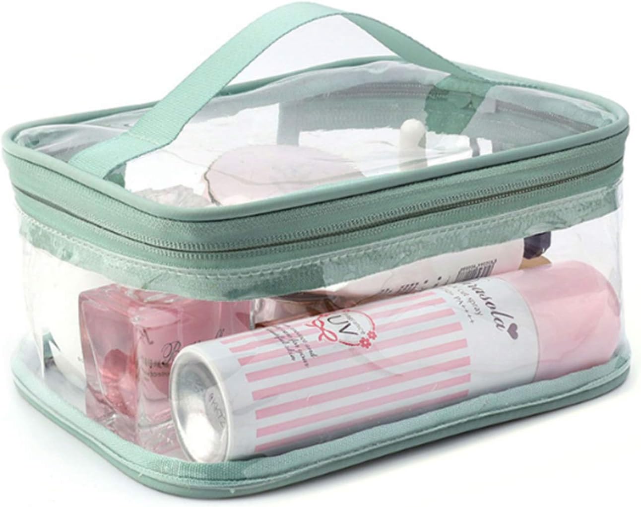 BallHull Makeup Bag Zipper Waterproof Portable Travel Storage Pouch 2 Pcs V1259-DP01-E-76