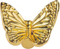 3 Pack Butterfly Shape Drawer Pulls - Stylish Kitchen Cabinet & Kid's Room Dresser Drawer Knobs - Modern Gold V1259-DP01-E-90