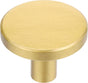 2 Pack Clover Shape Drawer Pulls Solid Brass Stylish Kitchen Cabinet Modern Brushed Gold Trefoil Dresser V1259-DP01-E-92