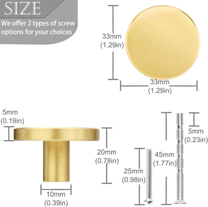 2 Pack Clover Shape Drawer Pulls Solid Brass Stylish Kitchen Cabinet Modern Brushed Gold Trefoil Dresser V1259-DP01-E-92