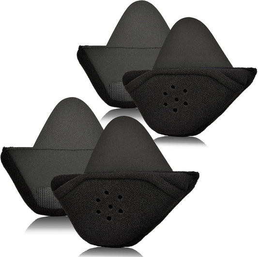 iGuerburn 2 Pair Half Helmet Ear Pads Speaker Pockets, Bluetooth Motorcycle Helmet Speakers Pouches 1/2 V1259-DP01-F-1