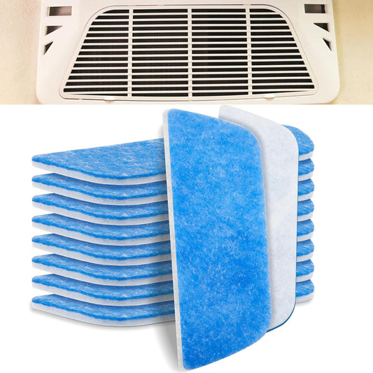 10 Pack RV AC Filters for Air Conditioner Vent 16 x 6 Inch Rv Filters Replacement for Air Conditioner Vent V1259-DP01-F-120