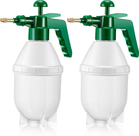 2 Pcs 27 oz Handheld Pump Spray Bottle Garden Mister Spray Bottles Lawn Pressure Hand Pump Sprayer with V1259-DP01-F-133