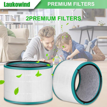 2 Pack Air Puriier ilter Replacements or Dyson HP01, HP02, DP01 Desk Puriiers - Compatible with Part # V1259-DP01-F-159