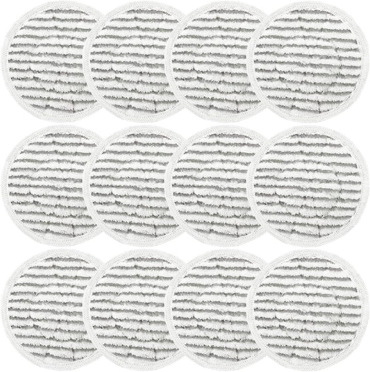 12 Pack Replacement Steam Mop Pads or Shark S8201 S7001 S8001 S7201 S7000AMZ S7000 S7005 S7020 S7001C Steam V1259-DP01-F-163