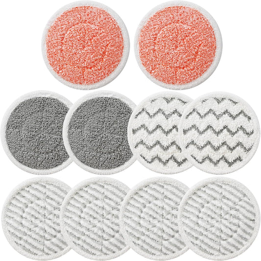 10 Pack Upgraded Replacement Steam Mop Pads or Shark S8201 S7001 S8001 S7201 S7000AMZ S7000 S7005 S7020 V1259-DP01-F-172