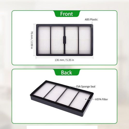 Replacement ilters Compatible with iRobot Roomba S Series S9 9150 S9+ Plus 9550 Robot Vacuums, 8-Pack. V1259-DP01-F-179