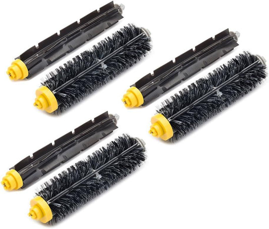 Replacement Bristle & lexible Beater Brush Compatible with iRobot Roomba 600 and 700 Series 614 618 630 635 V1259-DP01-F-180