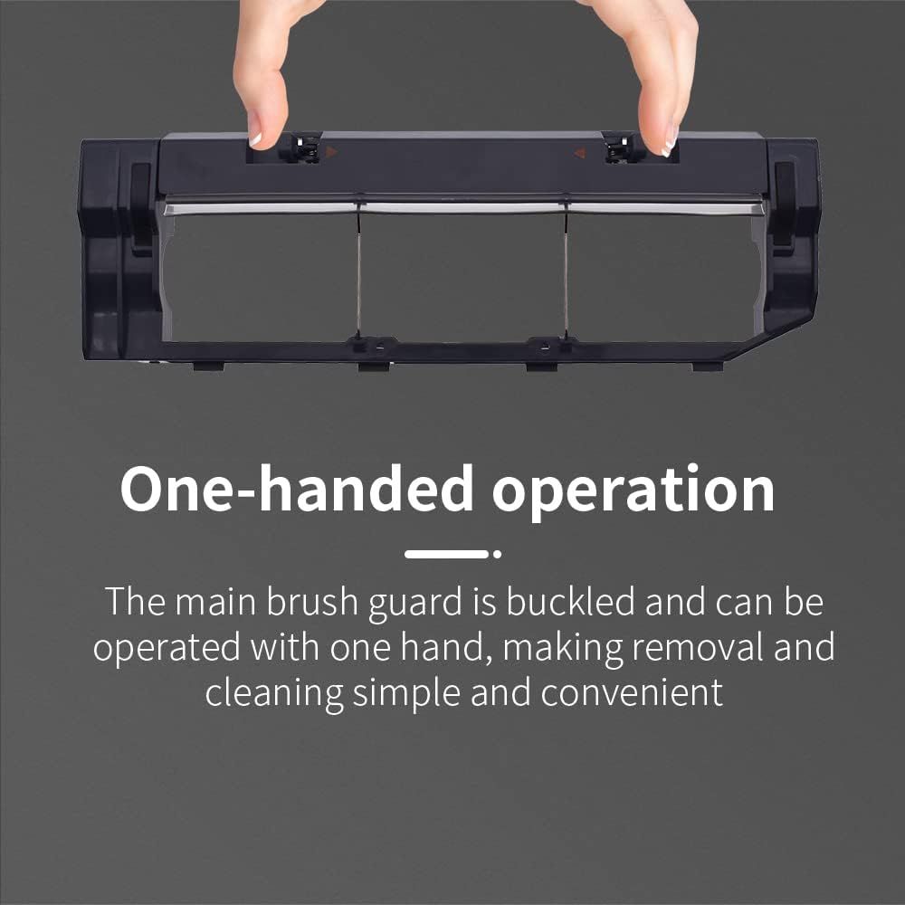 Main Brush Cover Replacement Compatible with S6 MaxV/Pure, S6, E4, S4 Max, S4, S5 Max, S5, E35 and E2 Robot V1259-DP01-F-189