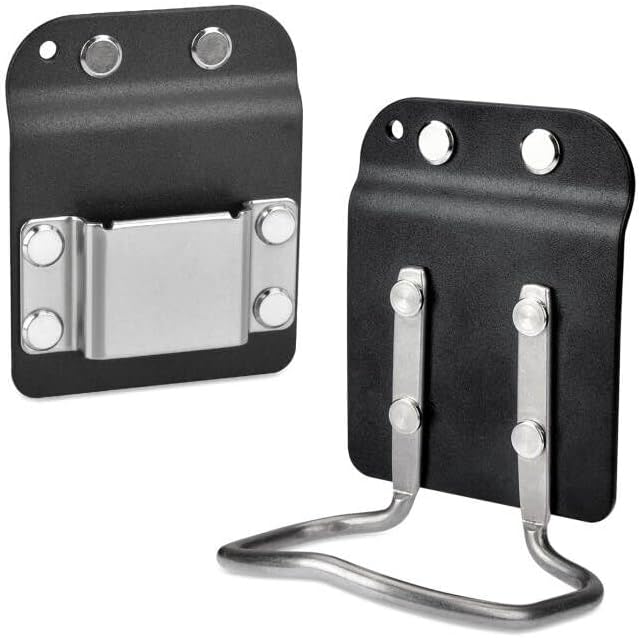 iGuerburn Drill Belt Holder & Hammer Holder Loop Clip on 2" Tool Belt for Impact Driver Drill Gun Nailer Rip V1259-DP01-F-2
