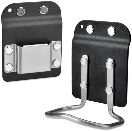 iGuerburn Drill Belt Holder & Hammer Holder Loop Clip on 2" Tool Belt for Impact Driver Drill Gun Nailer Rip V1259-DP01-F-2