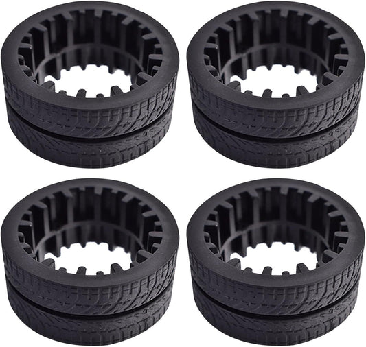Replacement Rubber Wheel Tires Compatible with iRobot Braava Jet M6 (6110) (6012) (6112) (6113), Anti-slip, V1259-DP01-F-207