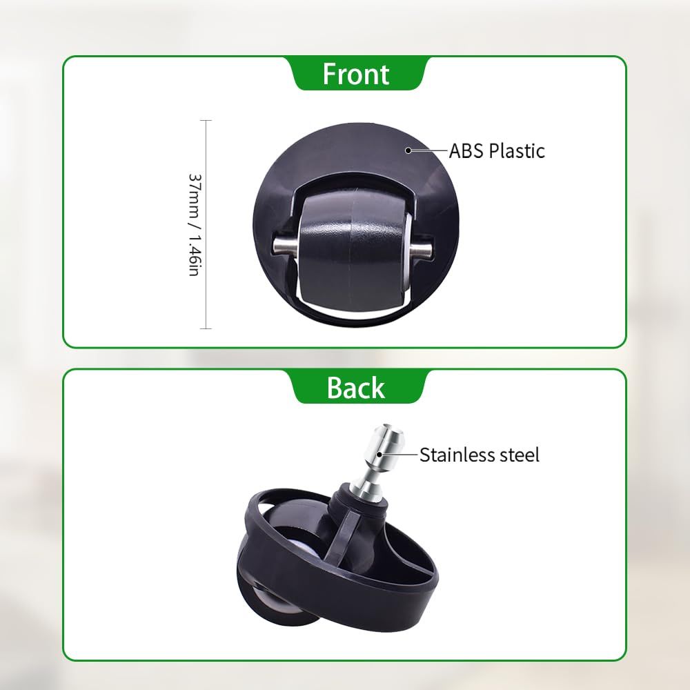 Replacement ront Caster Wheel Ball Assembly Compatible with iRobot Roomba S Series s9 & s9+ Robot Vacuums, V1259-DP01-F-209