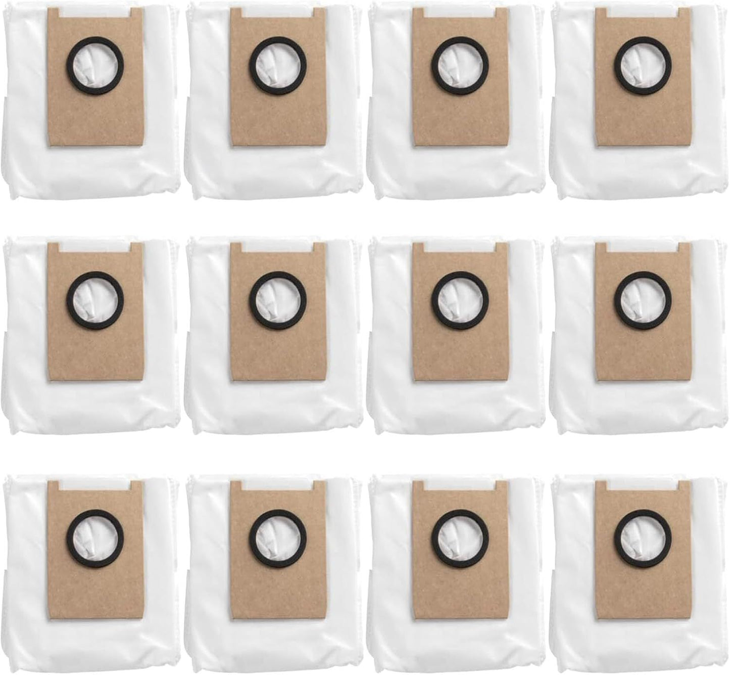 Replacement Dust Bags Compatible with euy E20, Robot Vacuum Parts Accessories Disposable Bags, 12-Pack. V1259-DP01-F-212