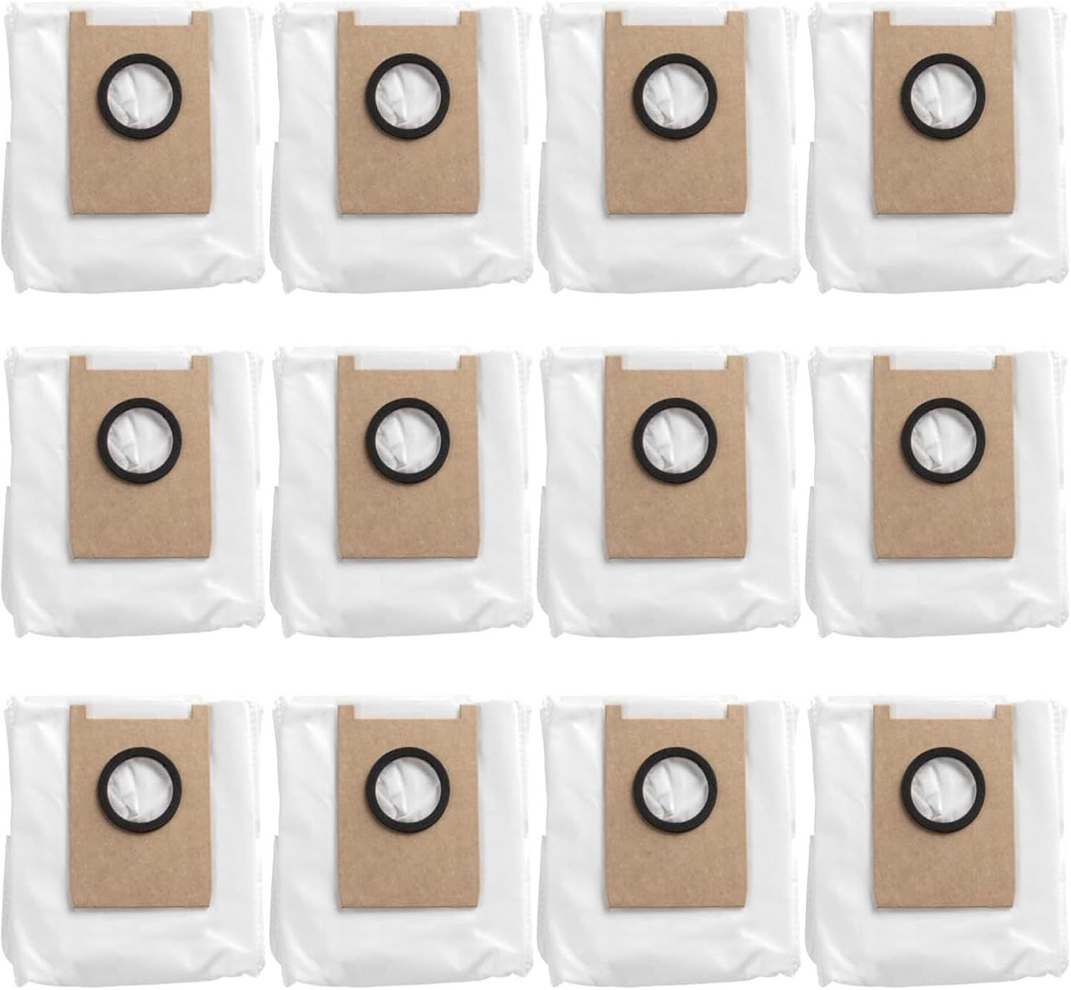 Replacement Dust Bags Compatible with euy E20, Robot Vacuum Parts Accessories Disposable Bags, 12-Pack. V1259-DP01-F-212