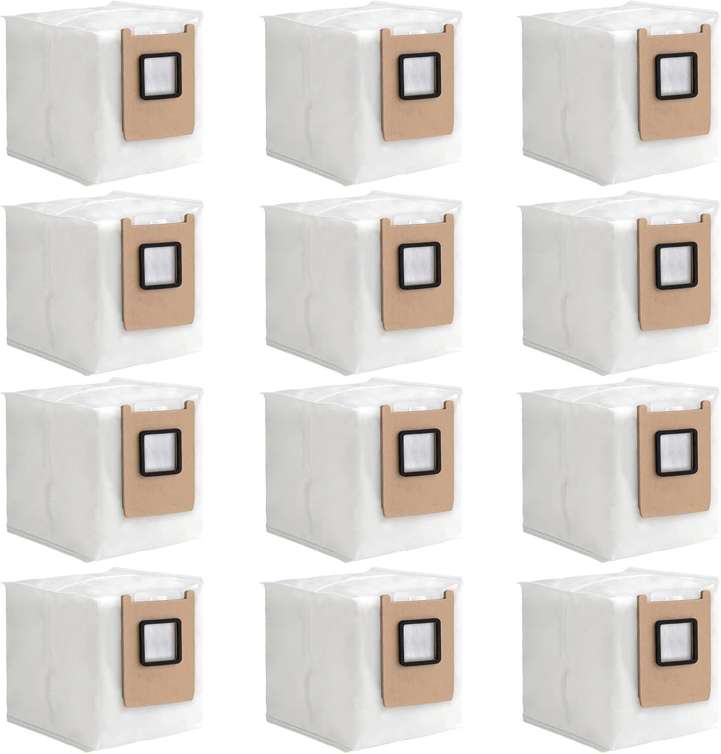Replacement Dust Bags Compatible with euy E25/ E28/ C28, Robot Vacuum Parts Accessories Disposable Bags, V1259-DP01-F-213