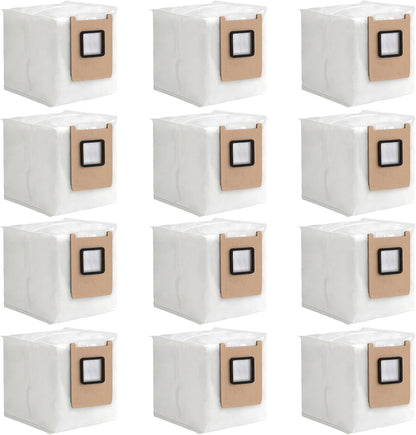 Replacement Dust Bags Compatible with euy E25/ E28/ C28, Robot Vacuum Parts Accessories Disposable Bags, V1259-DP01-F-213