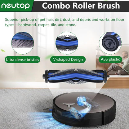 Replacement Parts Compatible with Ecovacs Deebot X11 OmniCyclone, Robot Vacuum Accessories with 1 Main Brush V1259-DP01-F-215