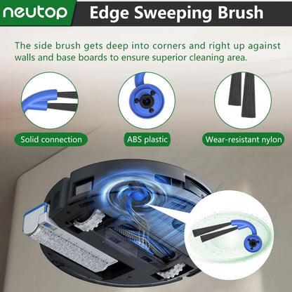 Replacement Parts Compatible with Ecovacs Deebot X11 OmniCyclone, Robot Vacuum Accessories with 1 Main Brush V1259-DP01-F-215