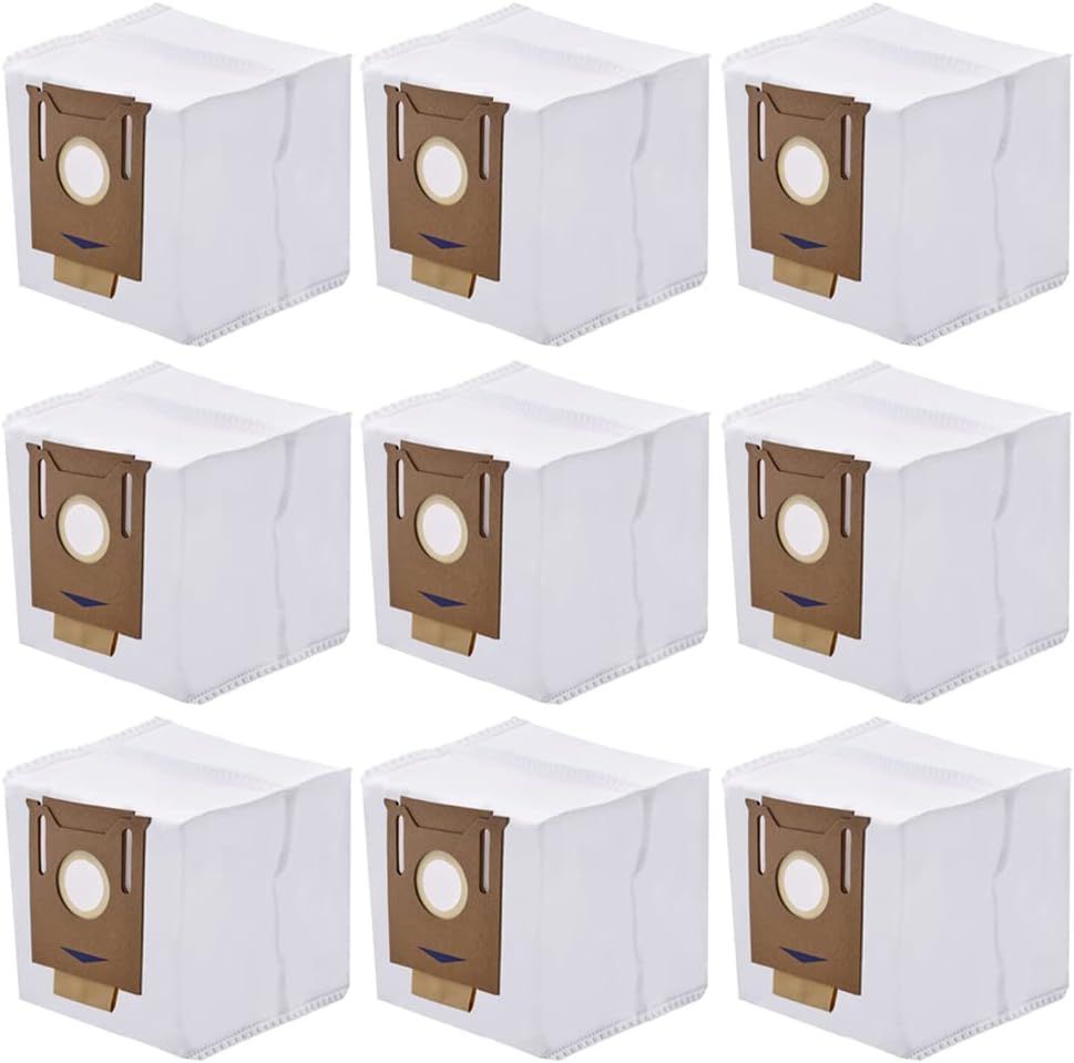 Replacement Disposable Dust Bags Compatible with Ecovacs Deebot T8, T8+, N8+, N8 Pro+, N10 Plus, Robot V1259-DP01-F-219