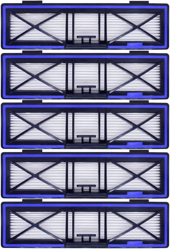 Blue Replacement H12 HEPA ilters Compatible with Neato D10, D9, D8, D7, D6, D5, D4, D3, Robotic Vacuum V1259-DP01-F-220