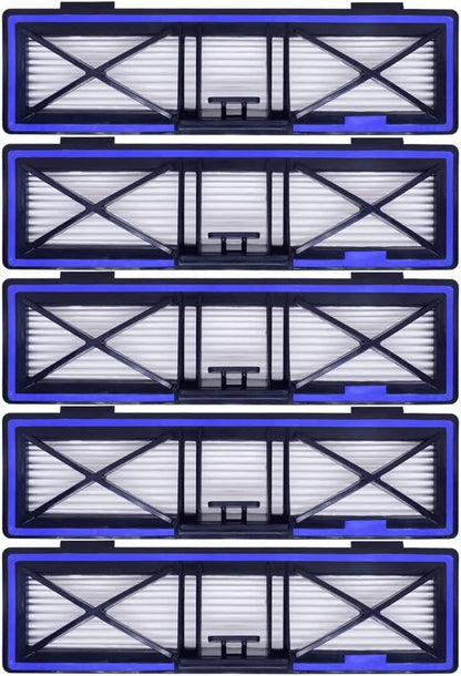 Blue Replacement H12 HEPA ilters Compatible with Neato D10, D9, D8, D7, D6, D5, D4, D3, Robotic Vacuum V1259-DP01-F-220