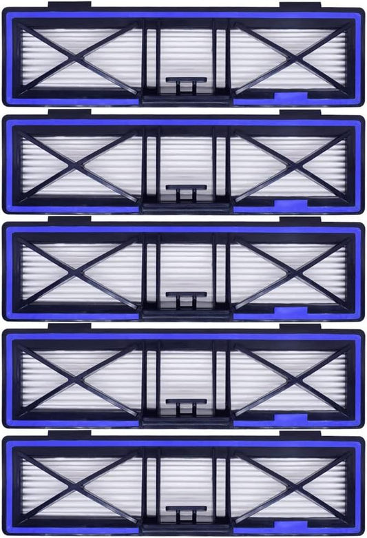 Blue Replacement H12 HEPA ilters Compatible with Neato D10, D9, D8, D7, D6, D5, D4, D3, Robotic Vacuum V1259-DP01-F-220