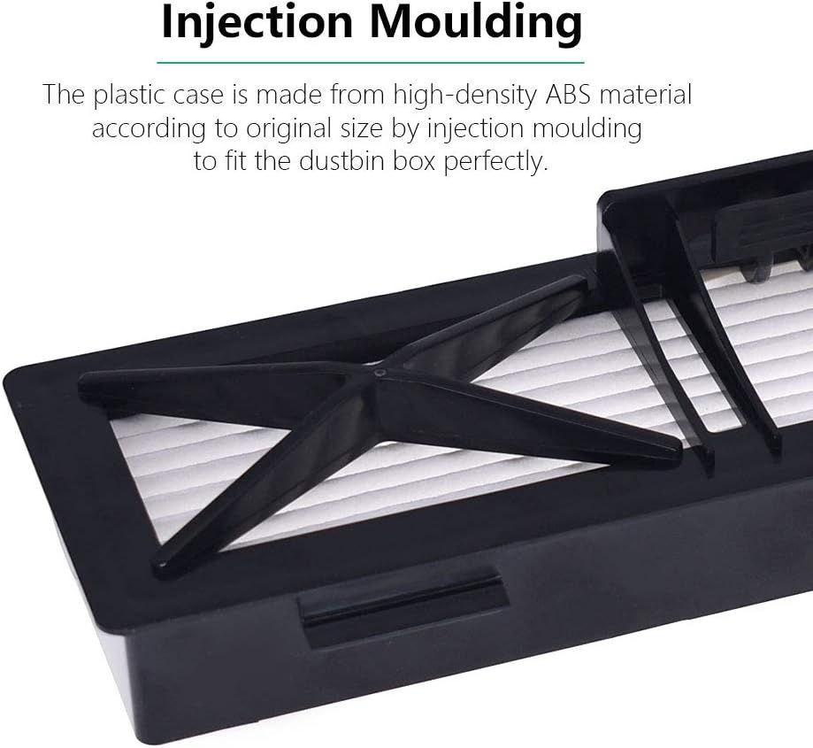 Replacement Ultra Perormance ilters Side Brushes Compatible with Neato Botvac Connected Series D10 D9 D8 D3 V1259-DP01-F-221