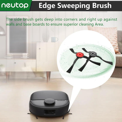 Edge-Sweeping Brush Side Brush Compatible with euy S1, S1 Pro, E20, E25, E28, C28 Robot Vacuum Parts V1259-DP01-F-224