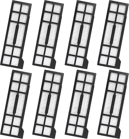 Hepa ilter Replacement Set, Compatible with euy X10 Pro Omni, Robot Vacuum Accessories Parts, 8-pack V1259-DP01-F-225