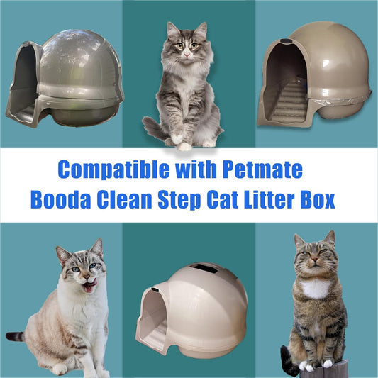 Carbon Filters Compatible with Petmate Booda Clean Step Cat Litter Box - Thickened and Durable Activated V1259-DP01-F-24