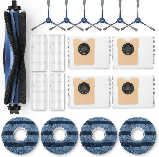 Omni C20 Accessory Kit or euy Omni C20 Robot Vacuum, 19 PACK Replacement Parts Include: 1* Main Rolling V1259-DP01-F-245