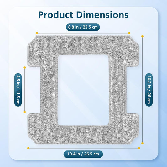 16 Pack Cleaning Rags or ECOVACS Winbot W2 PRO Omni / W2 PRO, W1 Pro / W2 / W1 / W2 Omni Window Cleaning V1259-DP01-F-250