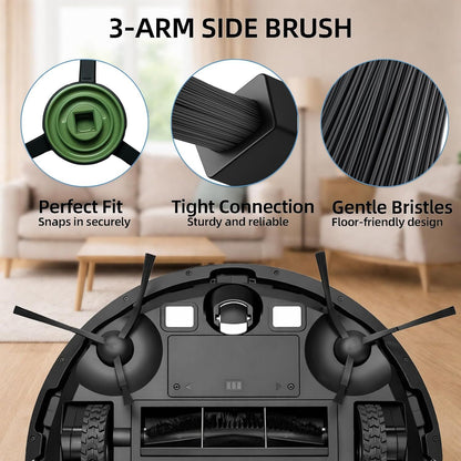 SmartClean V2 Replacement Parts Kit, Compatible with Ionvac SmartClean V2 Robovac Robot Vacuum Accessories, 2 V1259-DP01-F-262