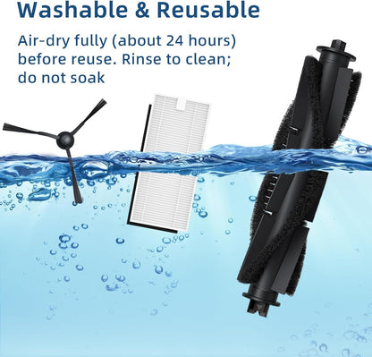 SmartClean V2 Replacement Parts Kit, Compatible with Ionvac SmartClean V2 Robovac Robot Vacuum Accessories, 2 V1259-DP01-F-262