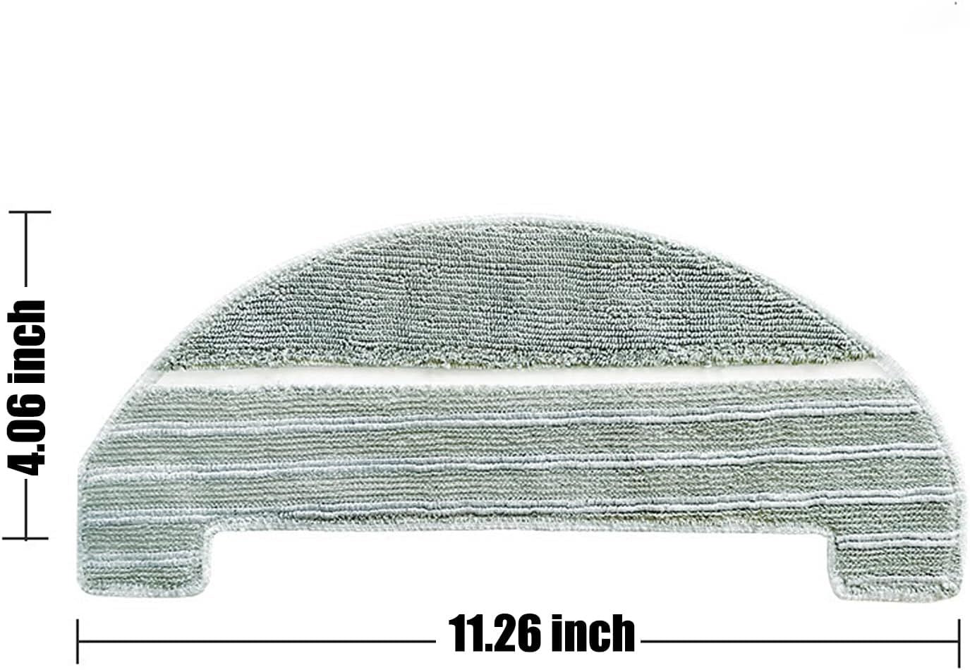 5Pcs Mopping Cloths Pads or iHome AutoVac Nova, Halo Sel Empty Robot Vacuum Replacement Accessory Parts V1259-DP01-F-285