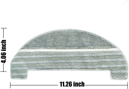 5Pcs Mopping Cloths Pads or iHome AutoVac Nova, Halo Sel Empty Robot Vacuum Replacement Accessory Parts V1259-DP01-F-285