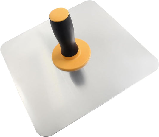 Biaungdo Aluminum Plaster Hawk, 12 Inch Mortar Board Holder with Soft Handle, Plastering Hawk Tool for V1259-DP01-F-3