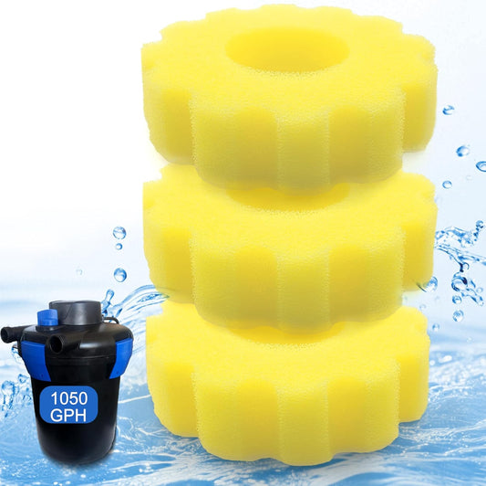 Sponge Filter Media Pad For Vivohome 1050 GPH Grech Pond Bio Pressure Filter Foam Koi Fish, Sponge for V1259-DP01-F-30