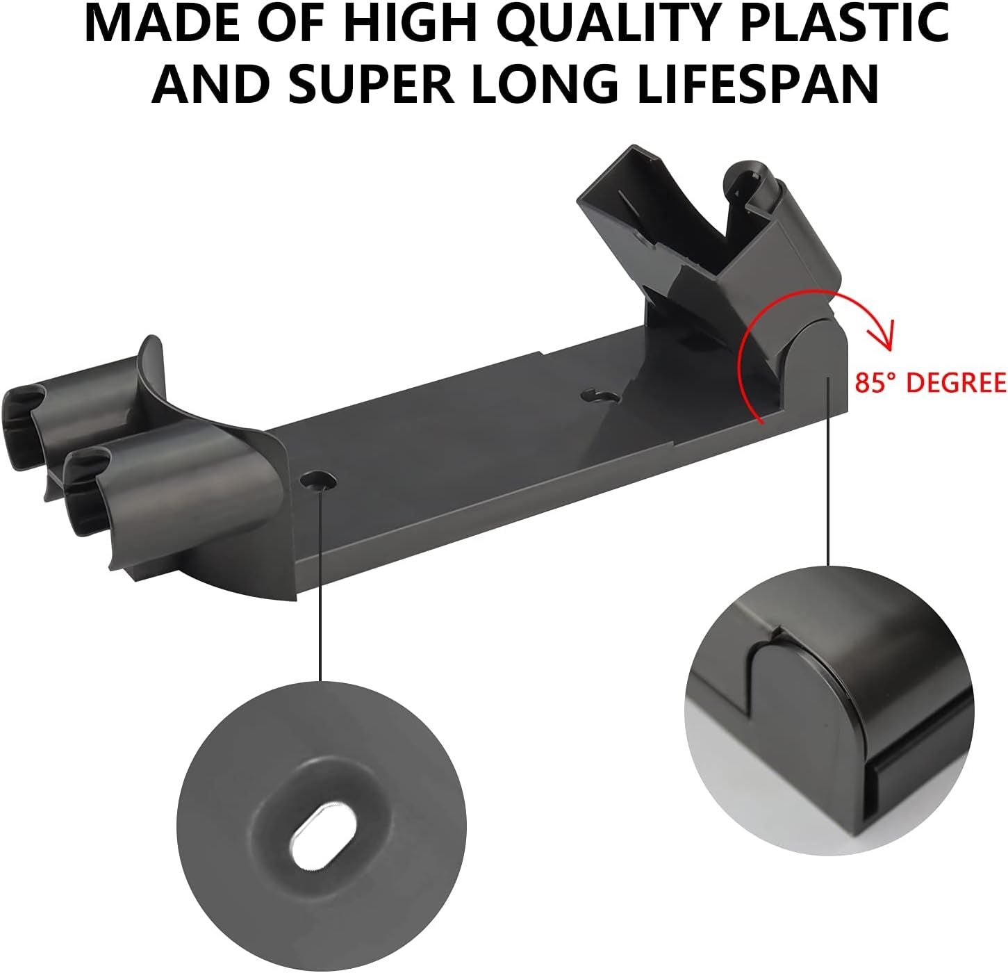 Docking Station Accessory Wall Mount Compatible with Dy.son V7 V8 Cordless Vacuum Cleaner Replaces Part # V1259-DP01-F-317
