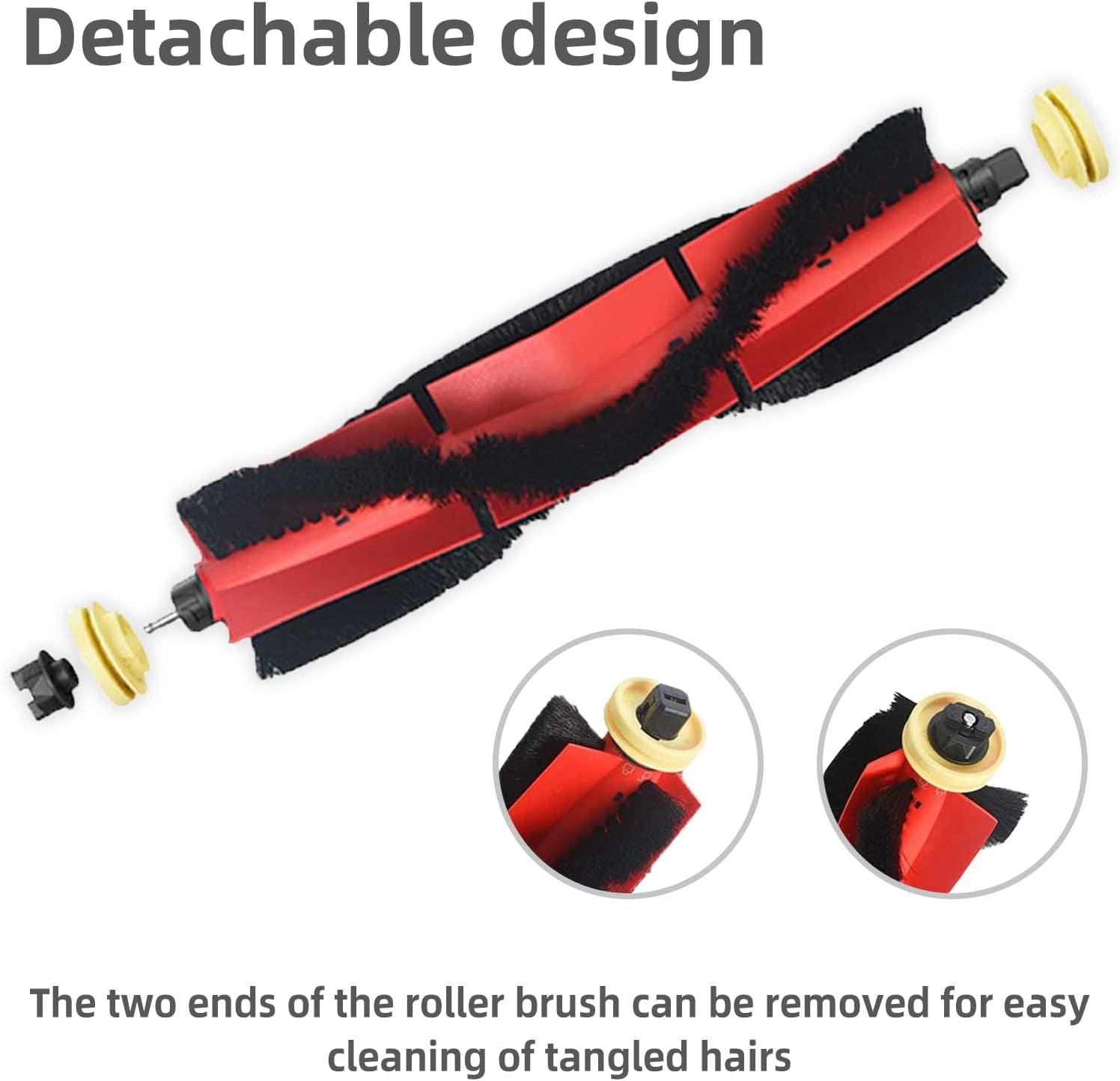 Replacement Spare Parts Compatible with S5, S5 Max, S4 Max, S6, S6 MaxV, E4, E5, S4 Robotic Vacuum Cleaner V1259-DP01-F-327