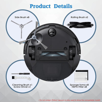 Replacement Parts or euy L60 & L50 Series Robotic Vacuum Cleaner - Quality Accessories or Better Cleaning V1259-DP01-F-332