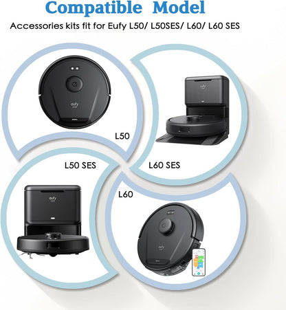 Replacement Parts or euy L60 & L50 Series Robotic Vacuum Cleaner - Quality Accessories or Better Cleaning V1259-DP01-F-332