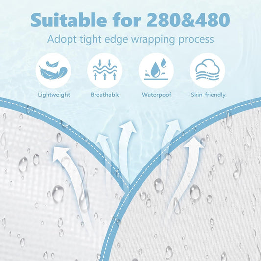 Pool Spa Zippered Bags Replacement or Polaris 280, 480 Pool Cleaner All Purpose ilter Bags K13 K16 (2 Pack) V1259-DP01-F-344