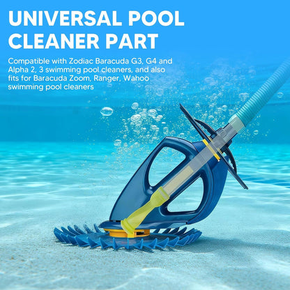 W69698 Pool Cleaner Diaphragm with W81600 Rataining Ring Long-Lie Replacement or Zodiac Baracuda G3 G4 (4 V1259-DP01-F-351