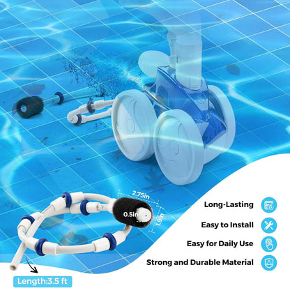 Automatic Pool Cleaner Sweep Hose Complete B5 B-5 Replacement or Zodiac Polaris 280 380 480 180 Pool Cleaner V1259-DP01-F-352