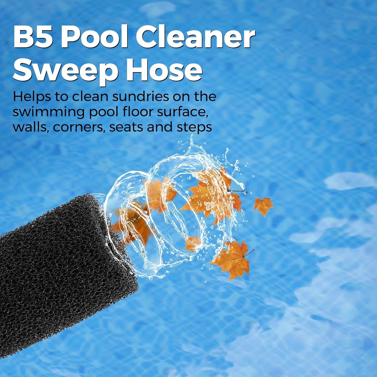 Automatic Pool Cleaner Sweep Hose Complete B5 B-5 Replacement or Zodiac Polaris 280 380 480 180 Pool Cleaner V1259-DP01-F-352