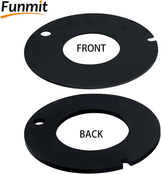 2 Pcs 385311462 & 385316140 RV Toilet Seal Kit Replacement or 510/506+, 510+/1006, 1008/EcoVac, 511H, 548+, V1259-DP01-F-354
