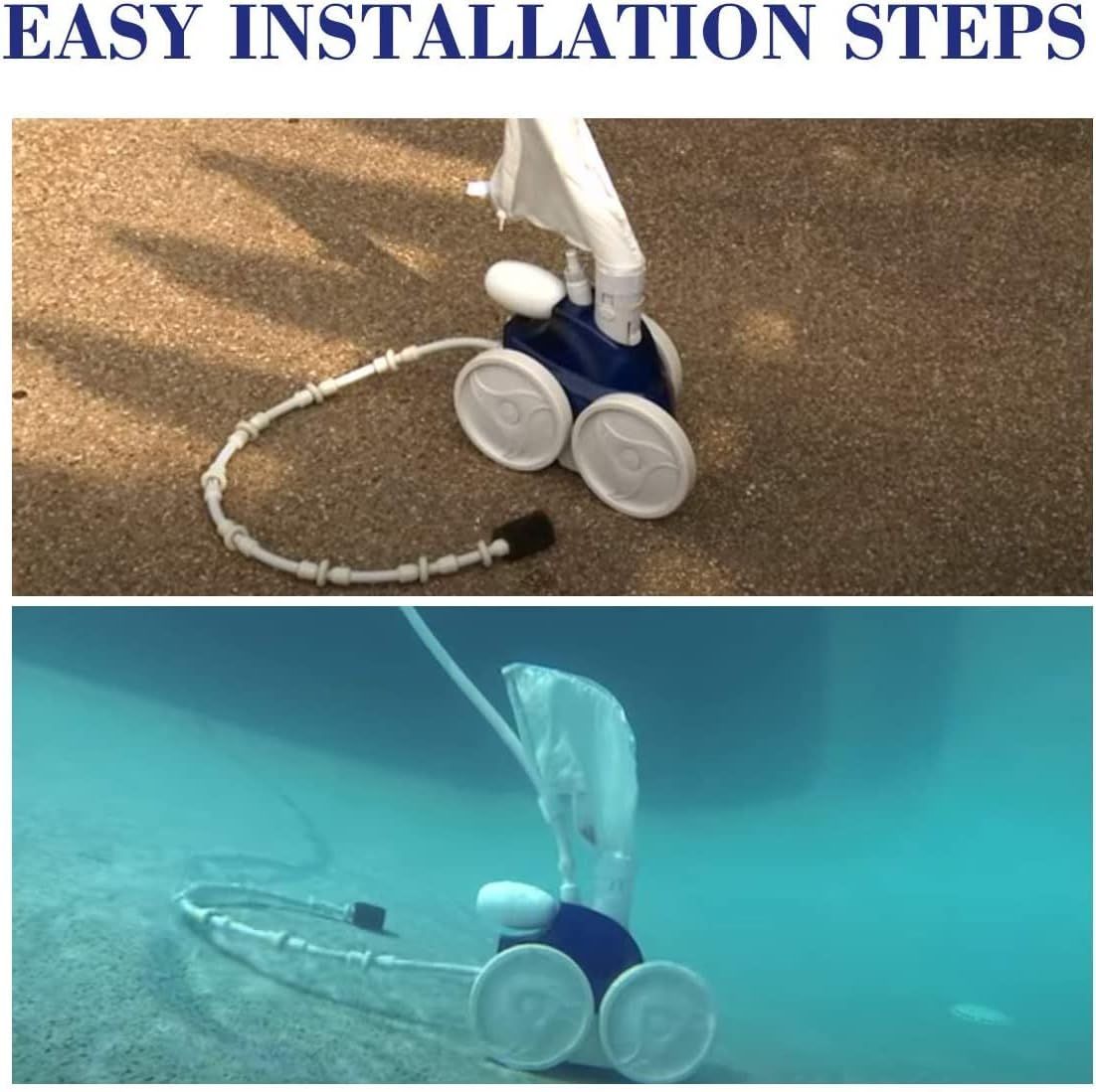Automatic Pool Cleaner Sweep Hose Complete B5 B-5 Replacement or Zodiac Polaris 280 380 480 180 Pool Cleaner V1259-DP01-F-355